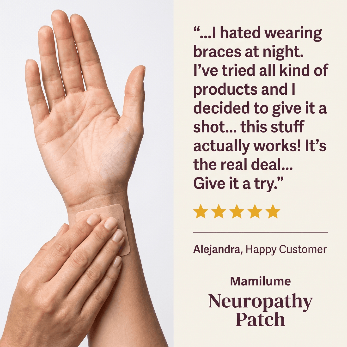 Mamilume | Neuropathy Patch